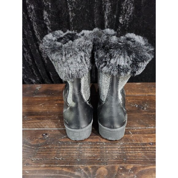 NEW JBU Southgate Herringbone Boots in Black and Gray/Sz. 8M - Picture 6 of 8